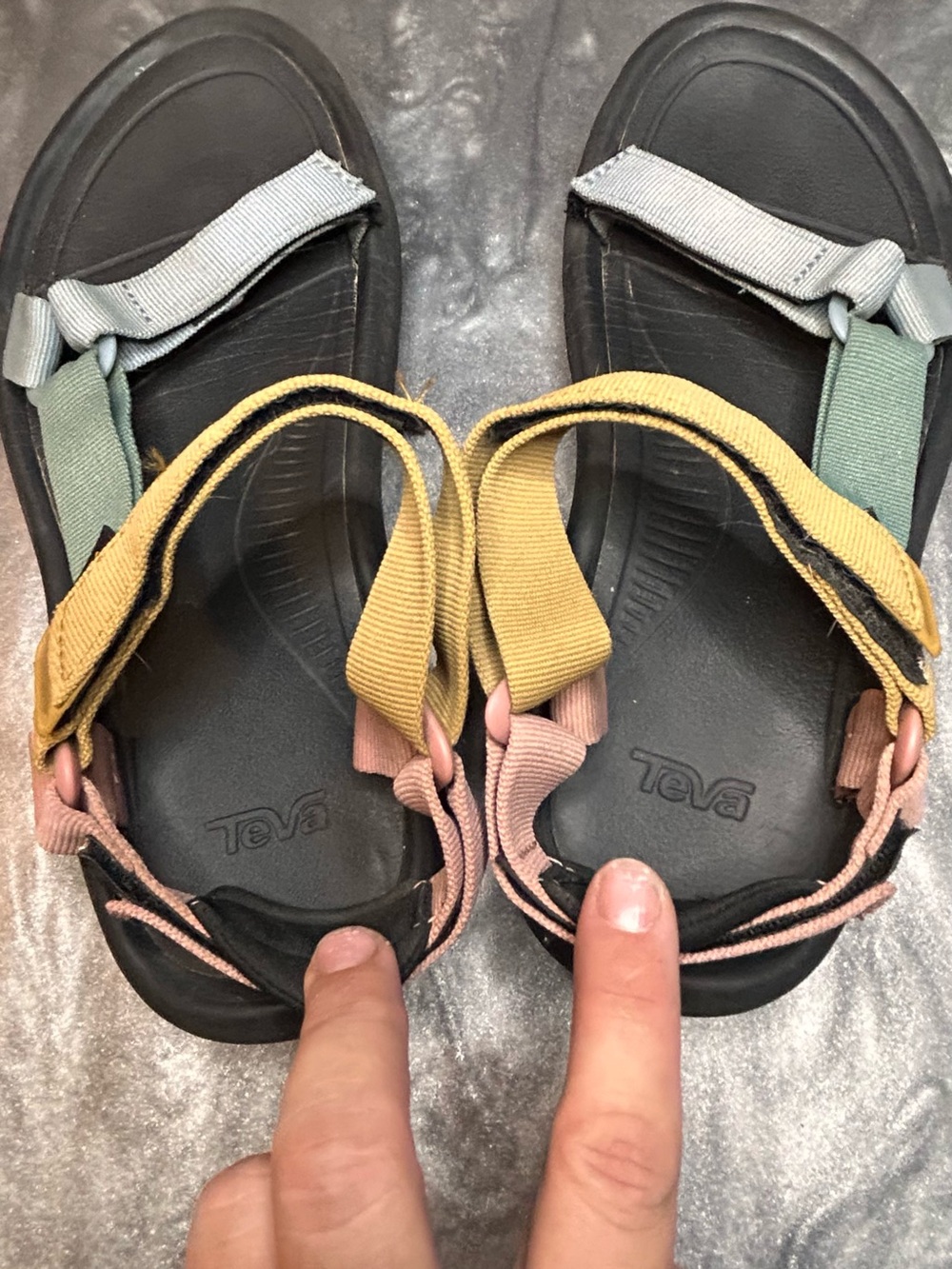 Teva Hurricane XLT2 Pastel Multi Sport Hiking Sandals Women’s Size 10 - Picture 7 of 15